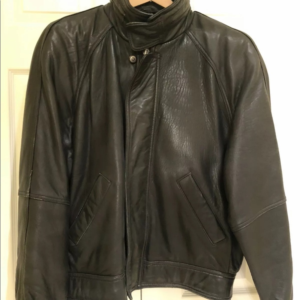 Marc by Andrew Marc leather bomber jacket